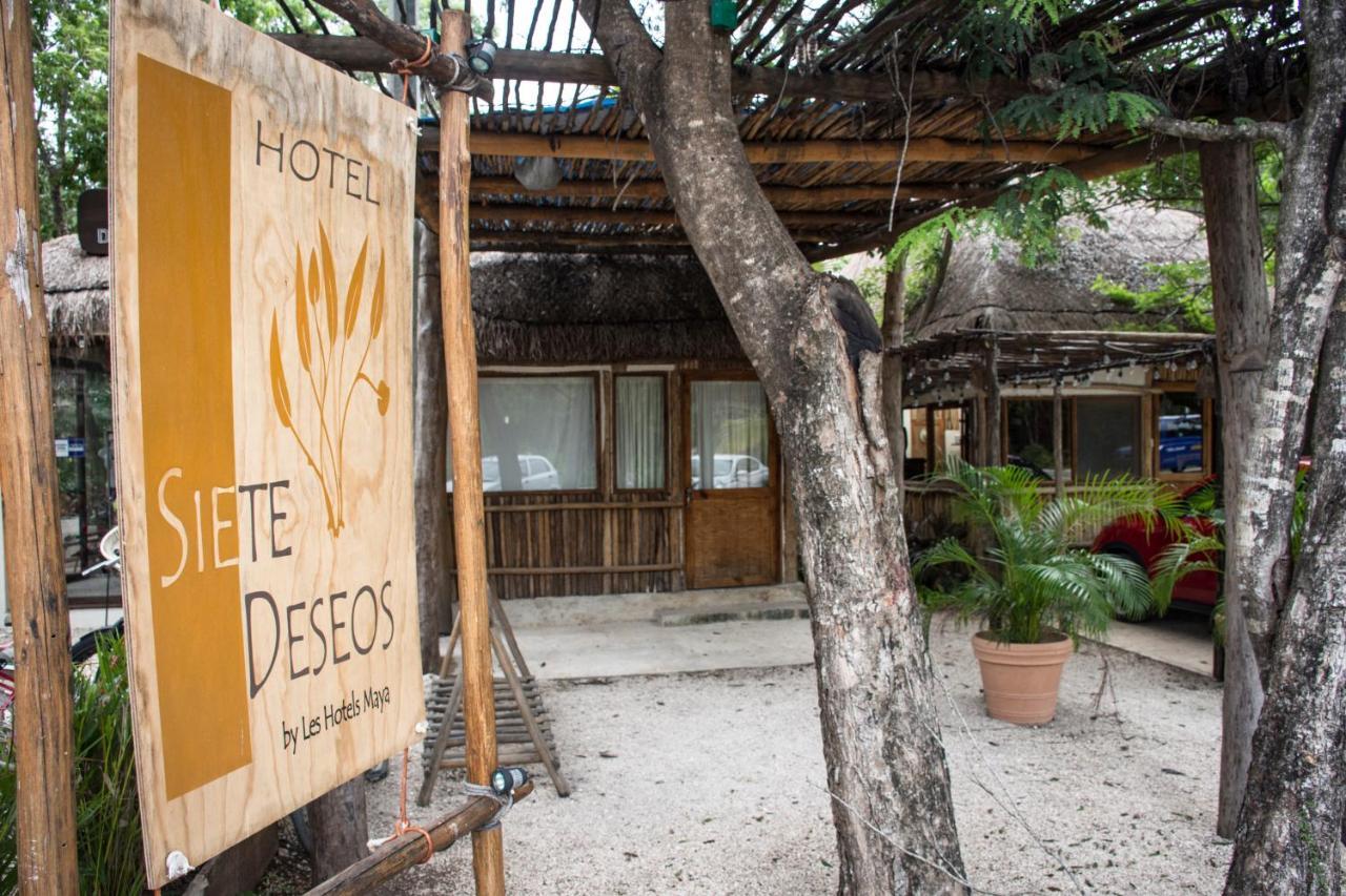 Siete Deseos Hotell Tulum Exteriör bild