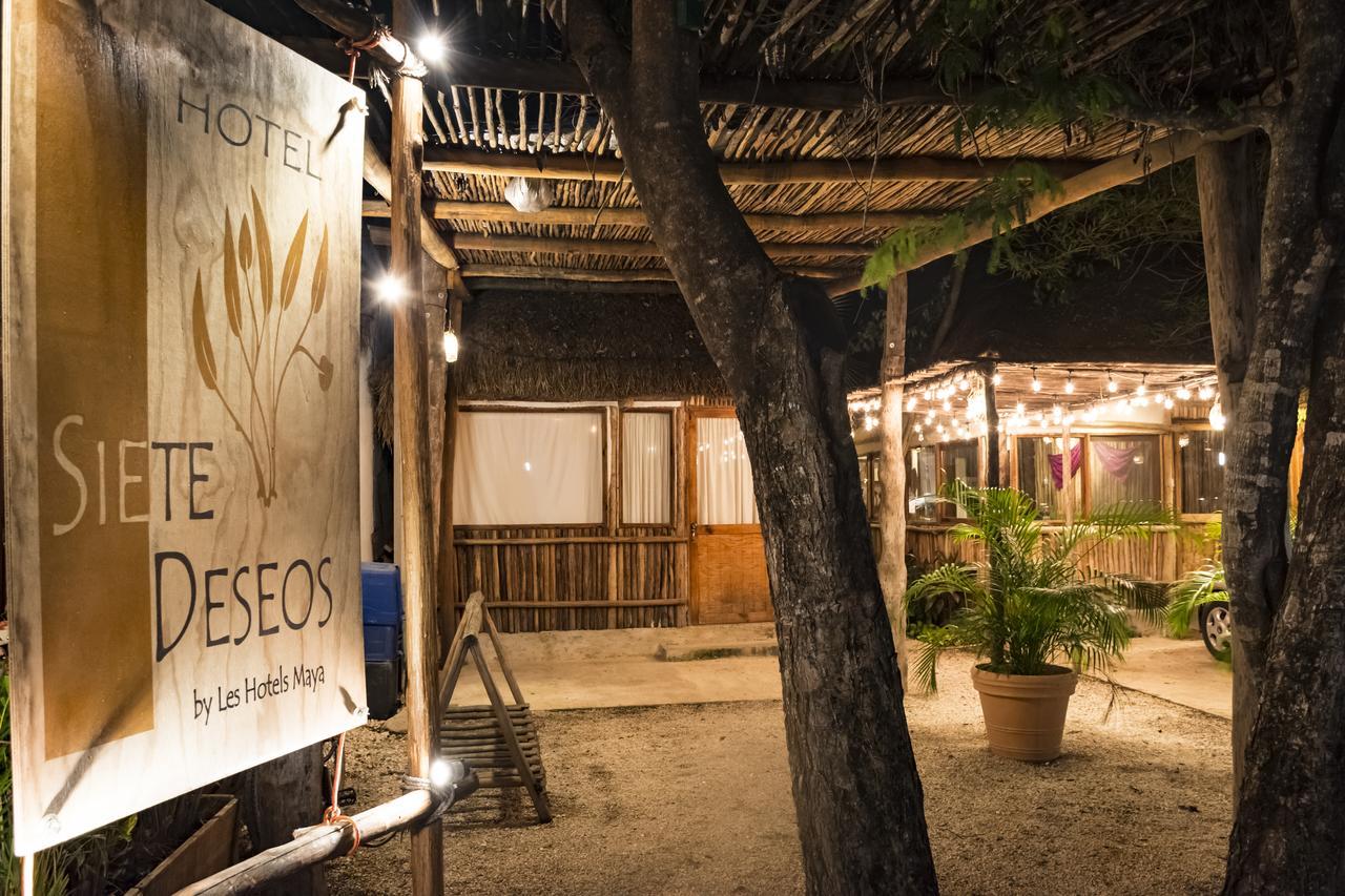 Siete Deseos Hotell Tulum Exteriör bild