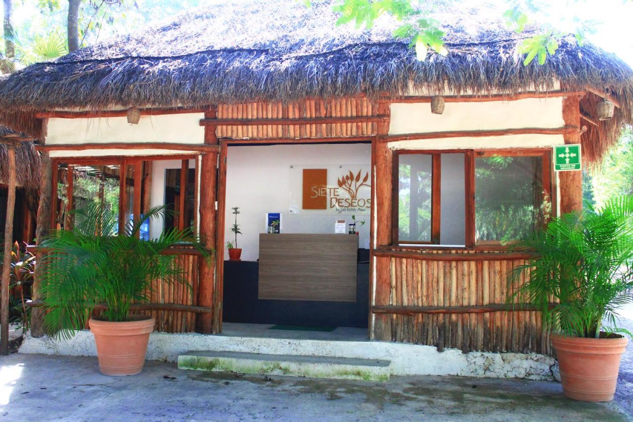 Siete Deseos Hotell Tulum Exteriör bild